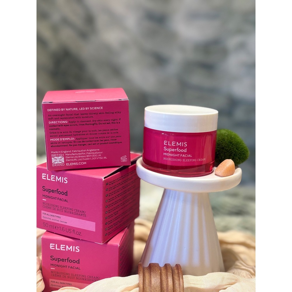 Elemis Superfood Midnight Facial Nourishing Sleeping Cream Prebiotic Treatment - Picture 3 of 5